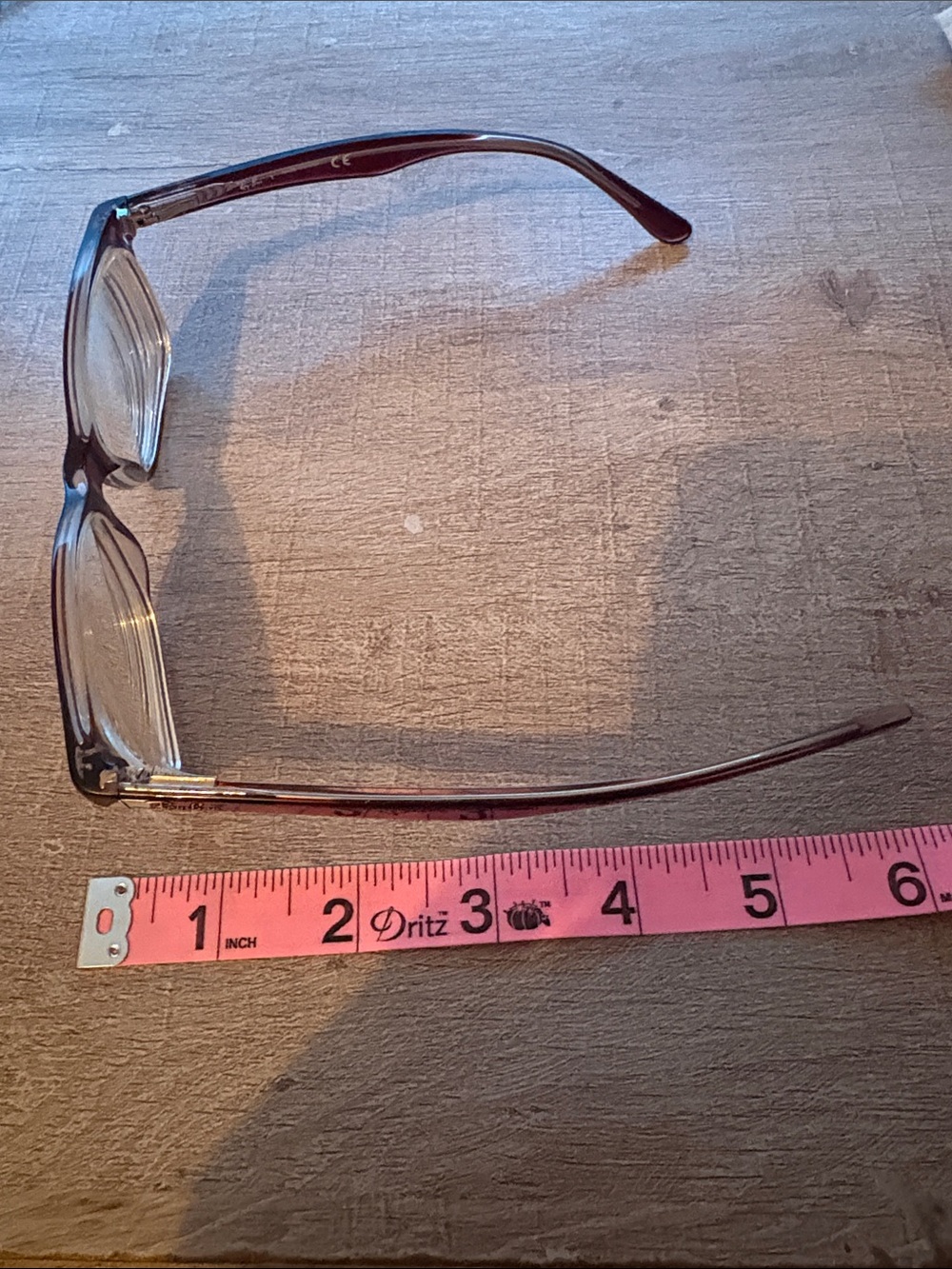 Ray-Ban Women’s Dark Burgundy Rectangular Eyeglass Frames - Picture 8 of 8